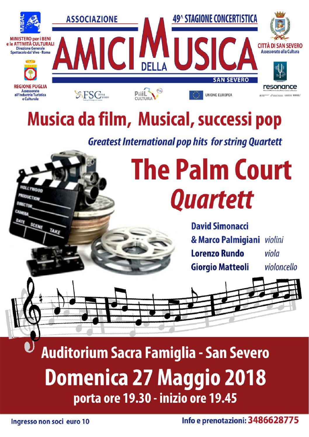 Musica da film, Musical, successi pop – The Palm Court Quartett