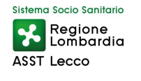 Sistema Socio Sanitario Regione Lombardia ASST Lecco