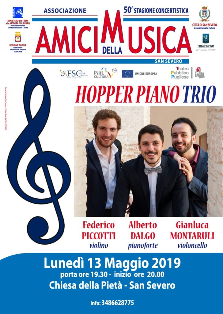 AMICI DELLA MUSICA – Hopper piano Trio