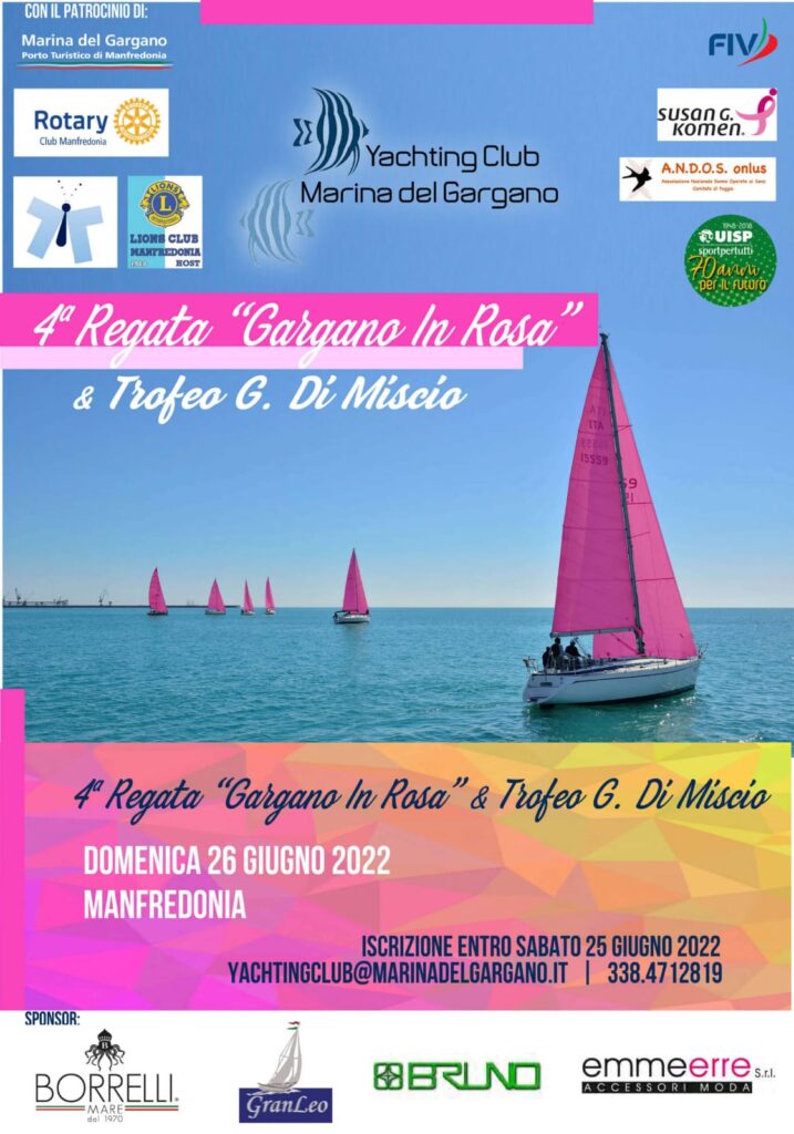 4a Regata “Gargano in Rosa” & Trofeo G. Di Miscio (OMNIA non solo medicina)