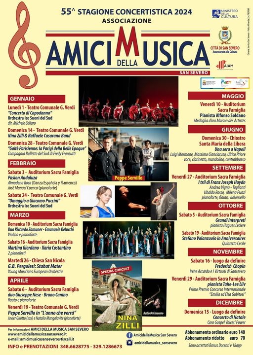 AMICI DELLA MUSICA – 55′ Stagione concertistica (OMNIA non solo medicina)