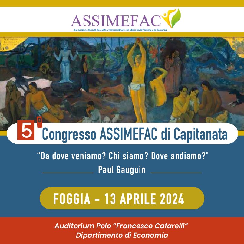 5° Congresso ASSIMEFAC di Capitanata – Foggia 13 Aprile 2024.